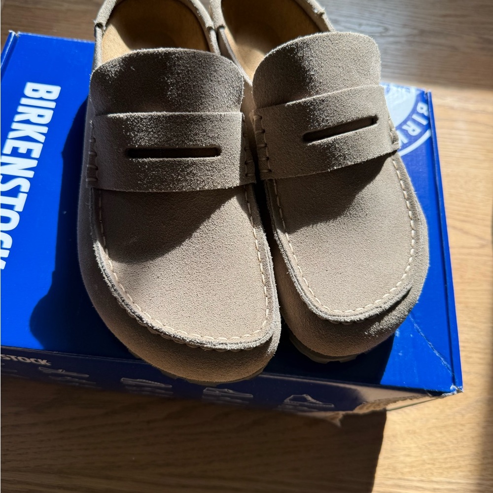 Birkenstock Naples Wrapped Taupe 38